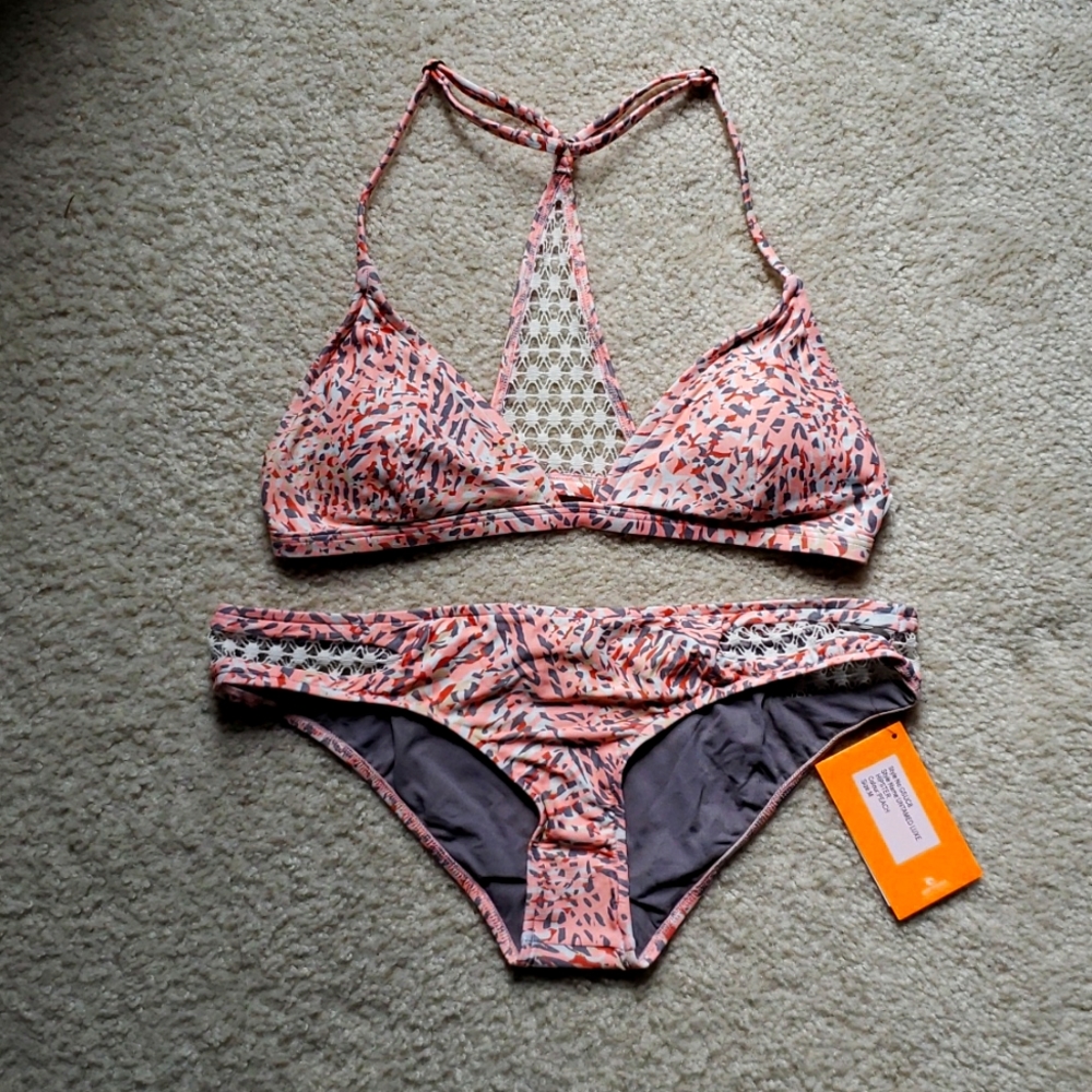 Rip Curl Multicolor 2 piece Bikini NWT